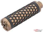 Angel Custom HIVE Airsoft Suppressor Barrel Extension - 130mm Desert Earth