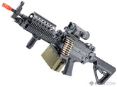 A&K x SP Systems Custom FN Licensed MK46 Mod.1 Airsoft AEG Light Machine Gun by Cybergun