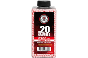 G&G .20g Red Tracer 2700 BBs Bottle - Glow