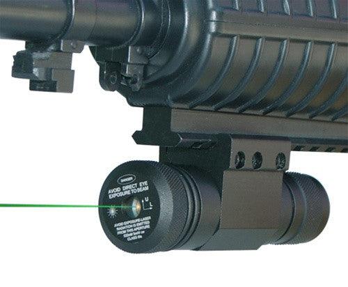 NcSTAR Green Laser with Rail Mount and Pressure Switch (APRLSG