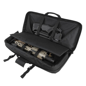 NcSTAR 28 Inch Double SMG Gun Bag Case - Black Deluxe