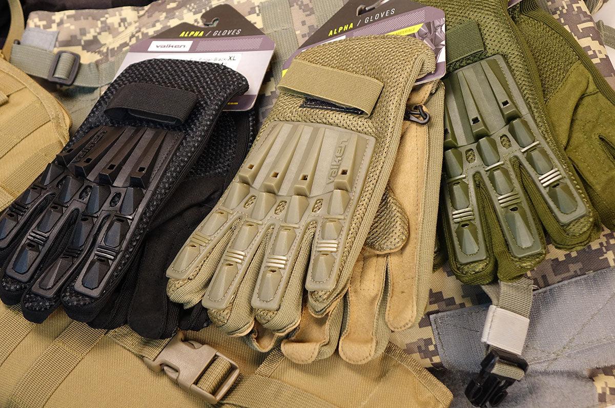 VTac Valken Alpha Full Finger Armored Airsoft Gloves Airsoft Atlanta