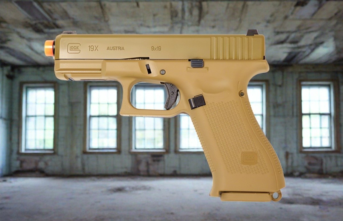Glock 19x Gas Airsoft Pistol - Coyote Tan VFC (Gen 5 - Full