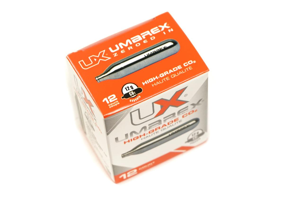 Umarex High-Grade CO2 Cartridges for Airsoft Pellet BB Guns 12g