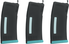 KWA M4 MS 120-Round Midcap AEG Magazines (3-Pack)