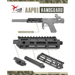Action Army AAP-01 Airsoft Handguard Kit