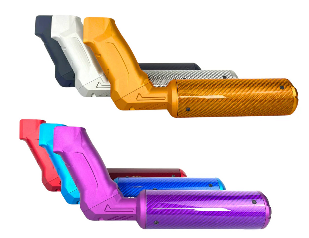 トイガン Air Tac EDGE GRIP Air Tac Customs Edge AEG Tank Grip (Aluminum/Carbon Fiber