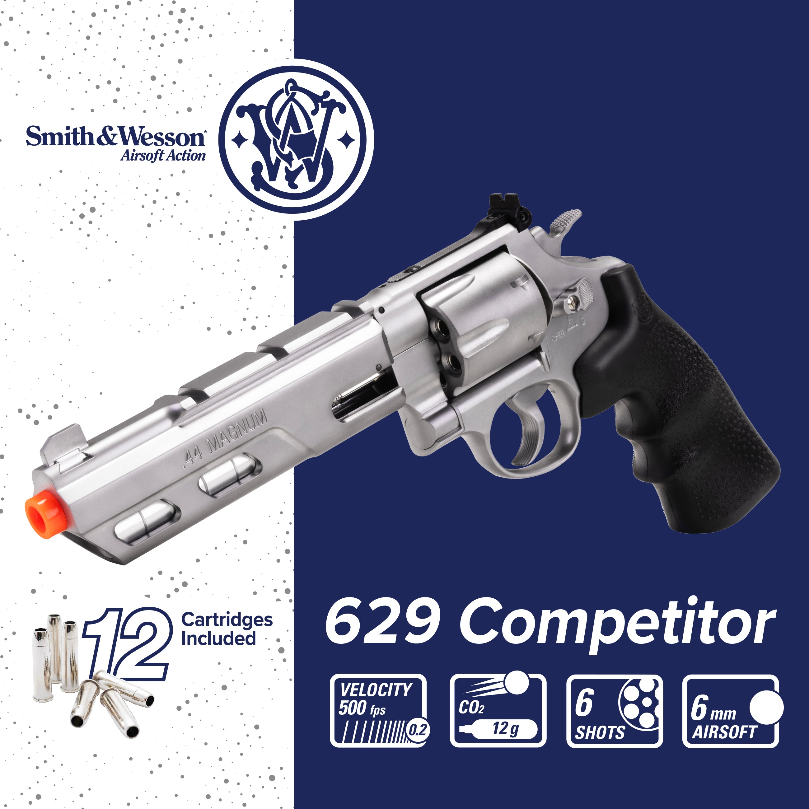 S&W 629 Competitor 6" - CHROME