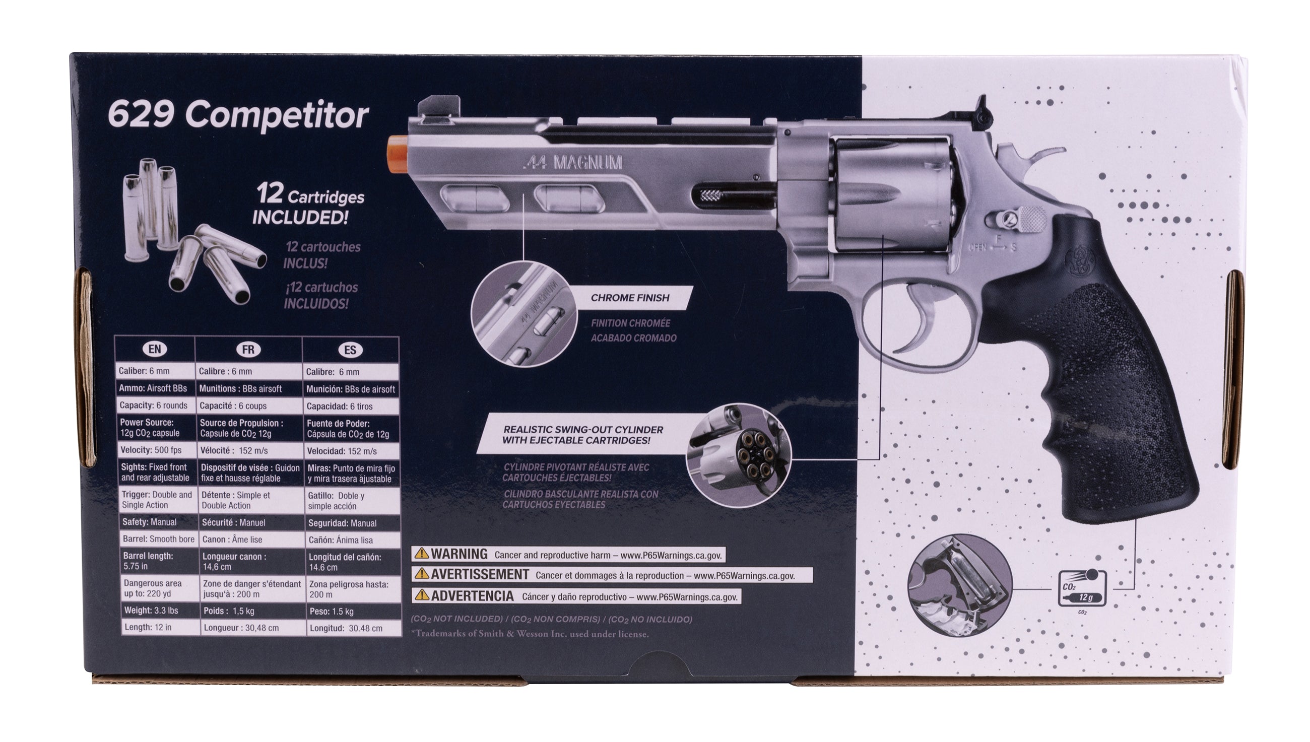 S&W 629 Competitor 6" - CHROME