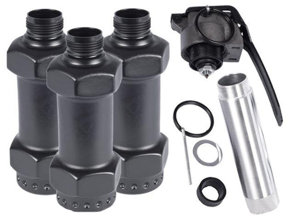 Thunder B Airsoft Co2 Simulation Grenade (Package: 3 Shell Set / Distraction Grenade)