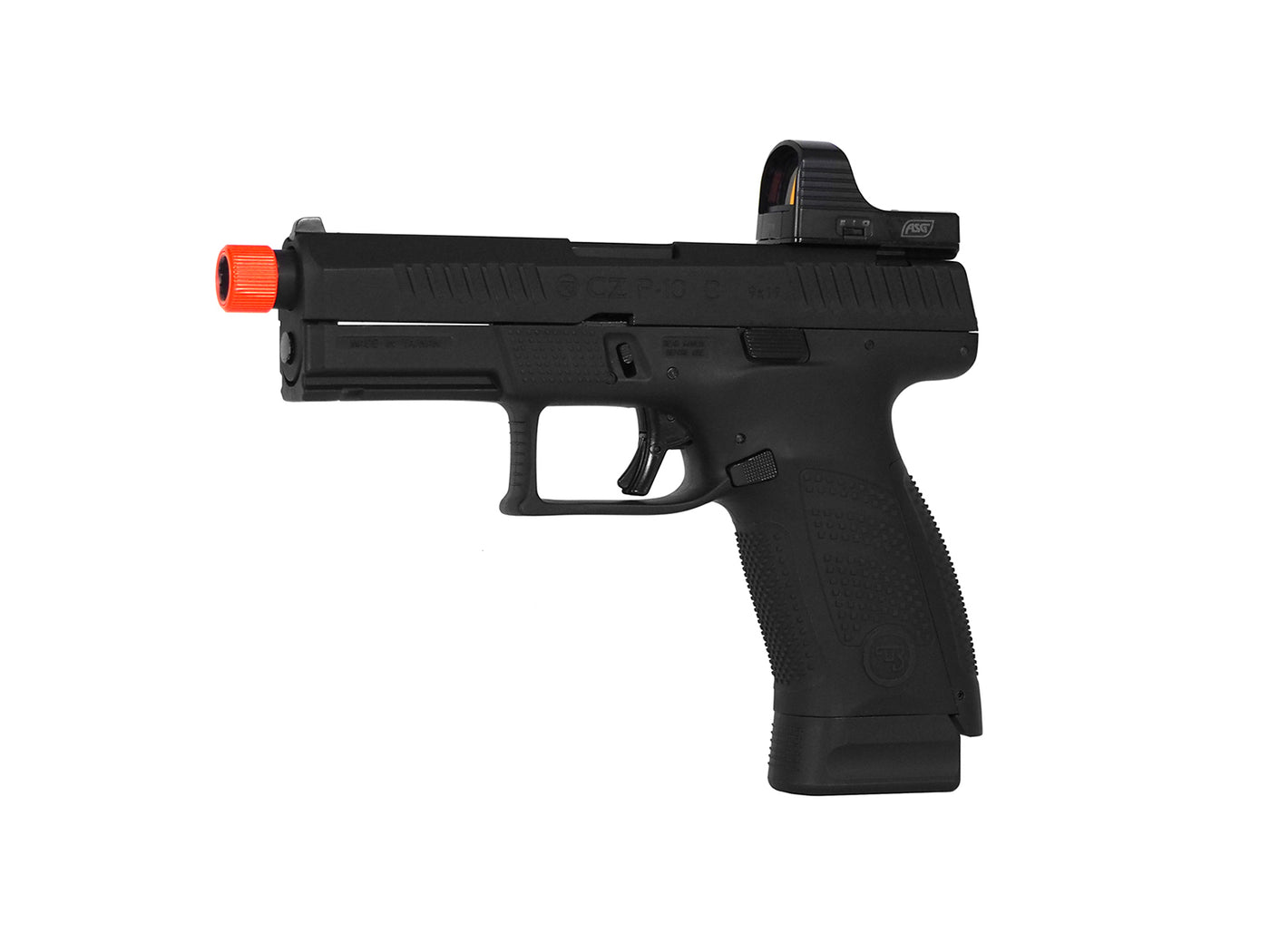 CZ P10C CO2 Airsoft Pistol, Optic Ready, Outer Threaded Barrel