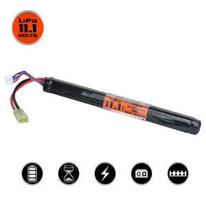 Valken 11.1v 1200mAh Stick Lipo Battery (Skinny)
