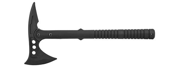 POLYMER TRAINING DUAL BATTLE AXE W/ PICK (BLACK)
