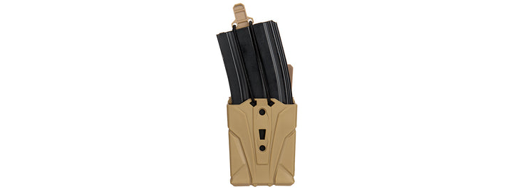 HIGH SPEED M4/M16 MAGAZINE MOLLE POUCH (TAN)