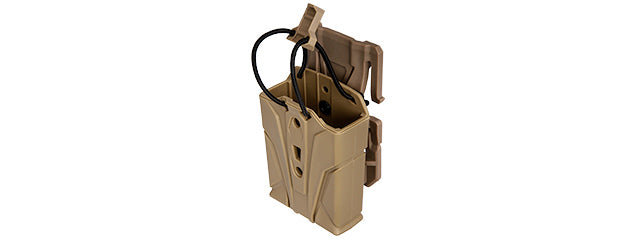 HIGH SPEED M4/M16 MAGAZINE MOLLE POUCH (TAN)