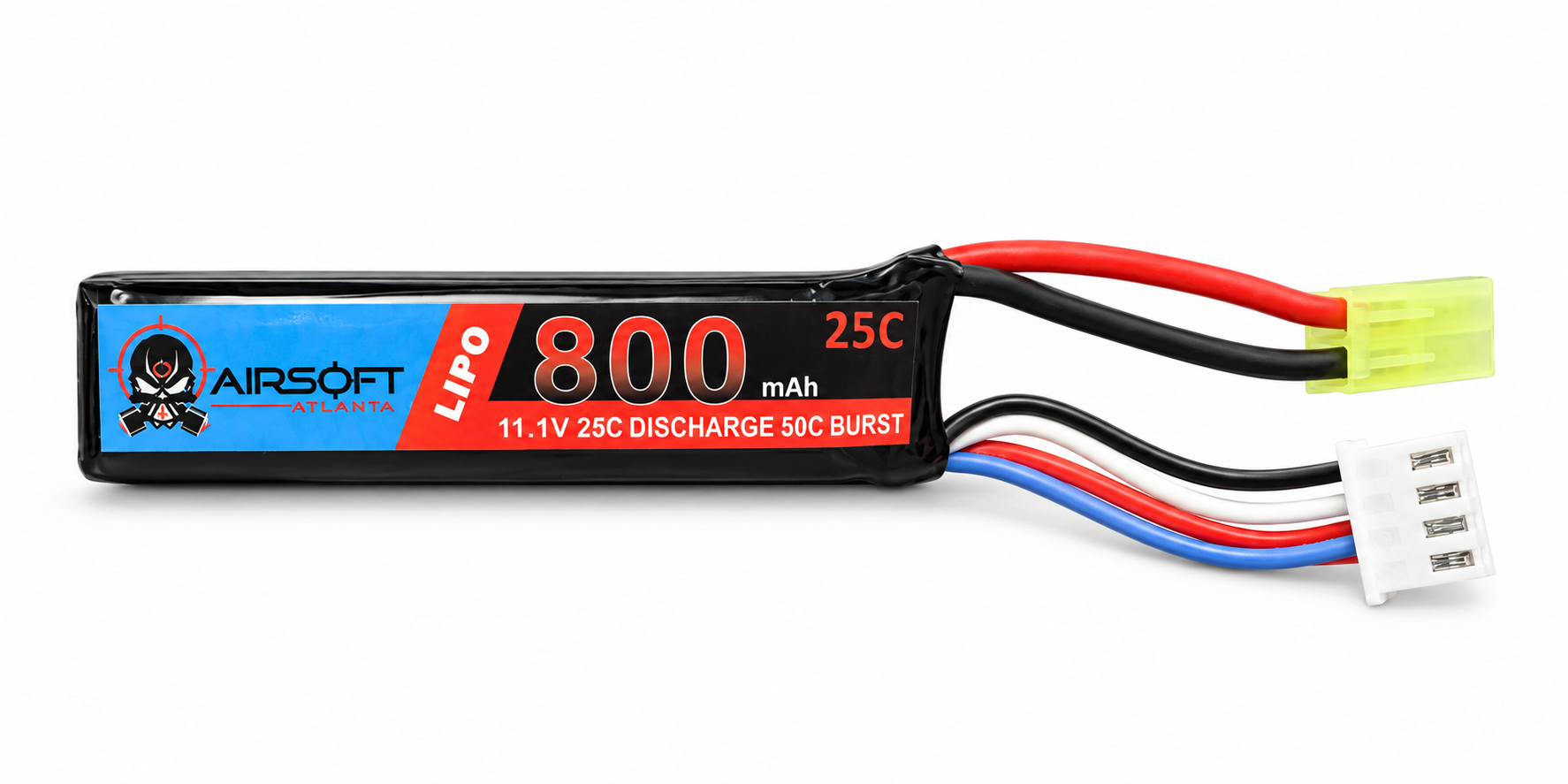 Airsoft Atlanta 11.1v 800 mAh Lipo (Tamiya)