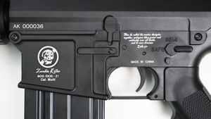 A&K Full Metal SR-25 AEG Rifle - Full Stock