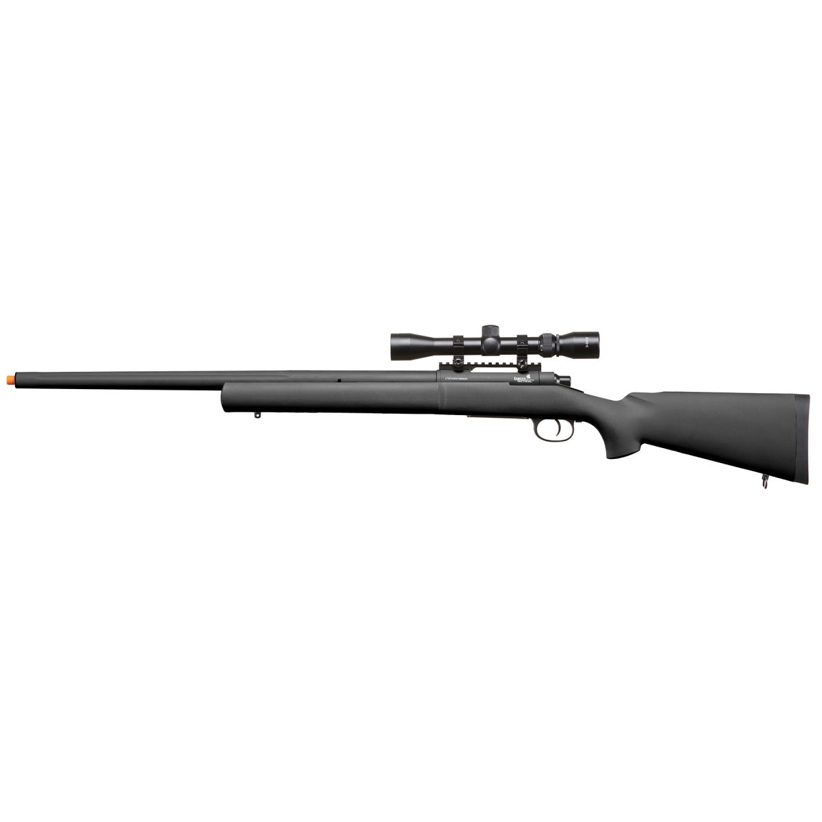 Lancer Tactical M24 Bolt Action Spring Powered Sniper Rifle w/Scope (Color: Black)