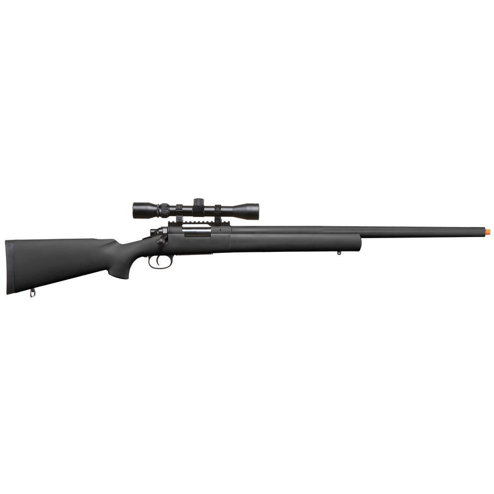 Lancer Tactical M24 Bolt Action Spring Powered Sniper Rifle w/Scope (Color: Black)