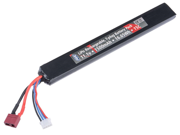 ASG 11.1 1500mAh Lipo Battery Deans