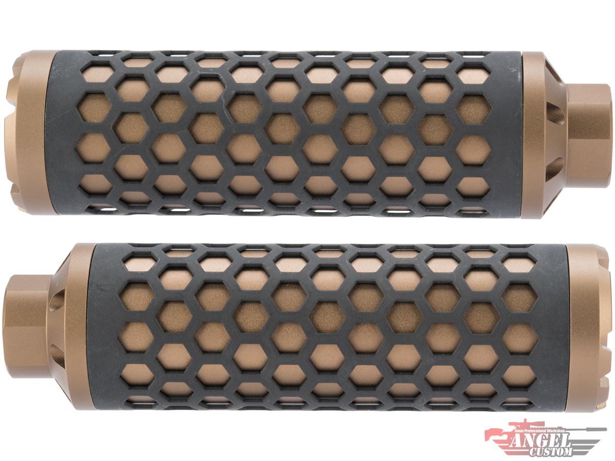 Angel Custom HIVE Airsoft Suppressor Barrel Extension - 130mm Desert Earth