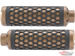 Angel Custom HIVE Airsoft Suppressor Barrel Extension - 130mm Desert Earth