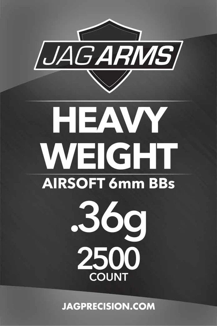 JAG Arms BB Heavy Weight .36 gram 2500rd Black