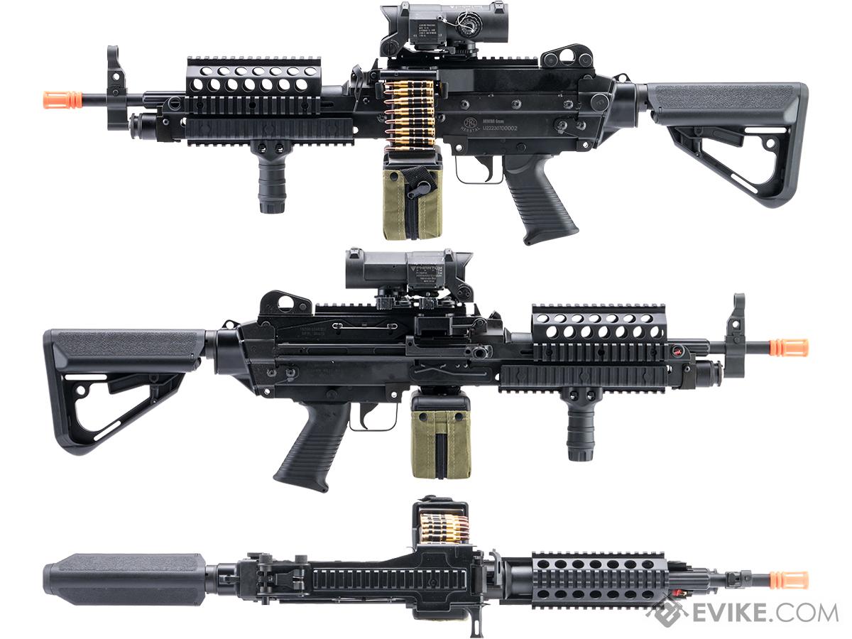 A&K x SP Systems Custom FN Licensed MK46 Mod.1 Airsoft AEG Light Machine Gun by Cybergun