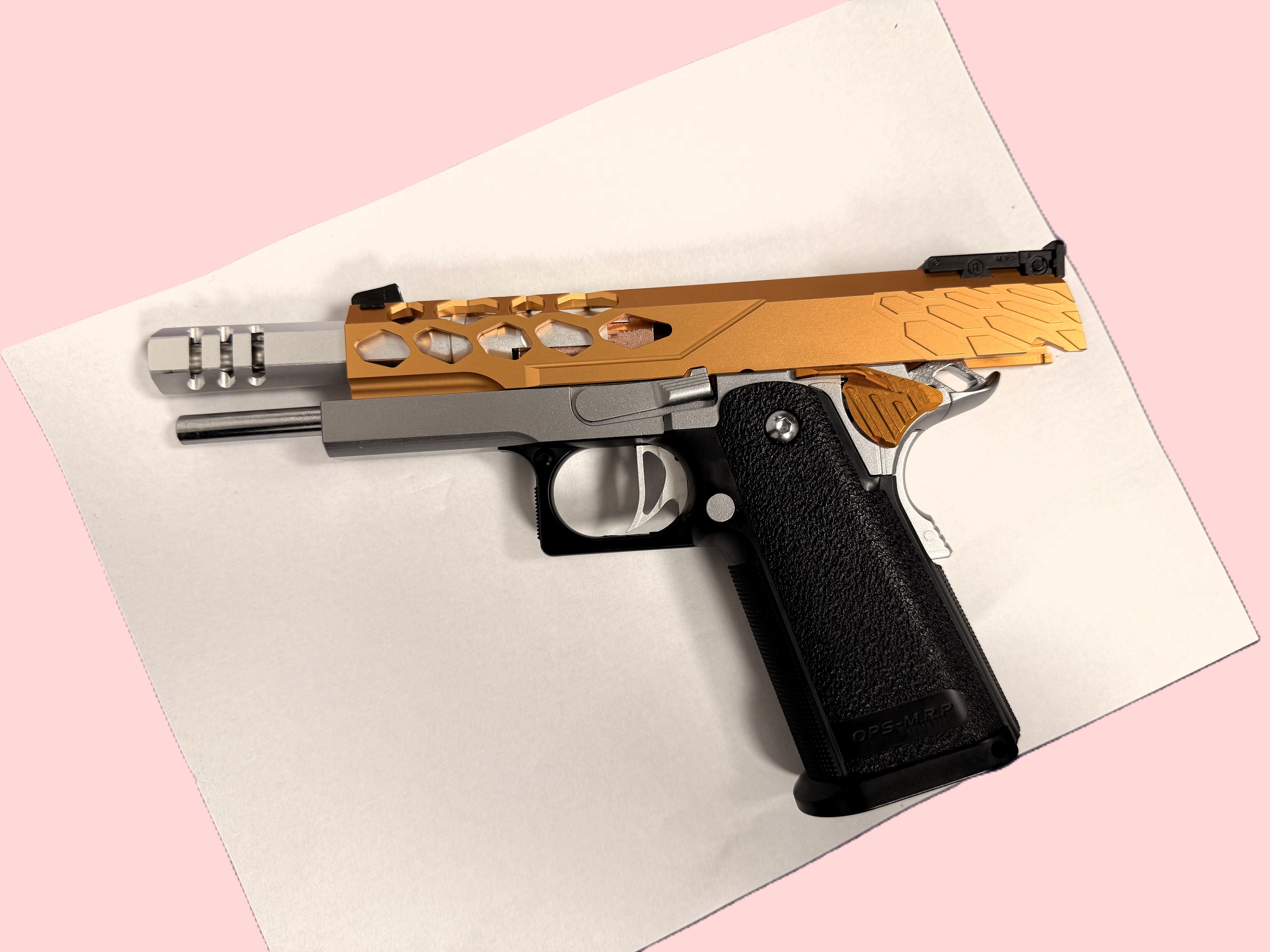 AA Custom Pistol "Creamsicle"