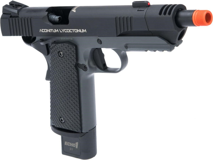 Echo 1 Wolfsbane Hi-Capa 1911 Green Gas Blowback Pistol