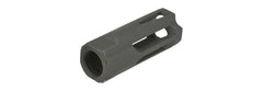 Krytac Black Metal Flash Hider 14mm Negative and Set Screw