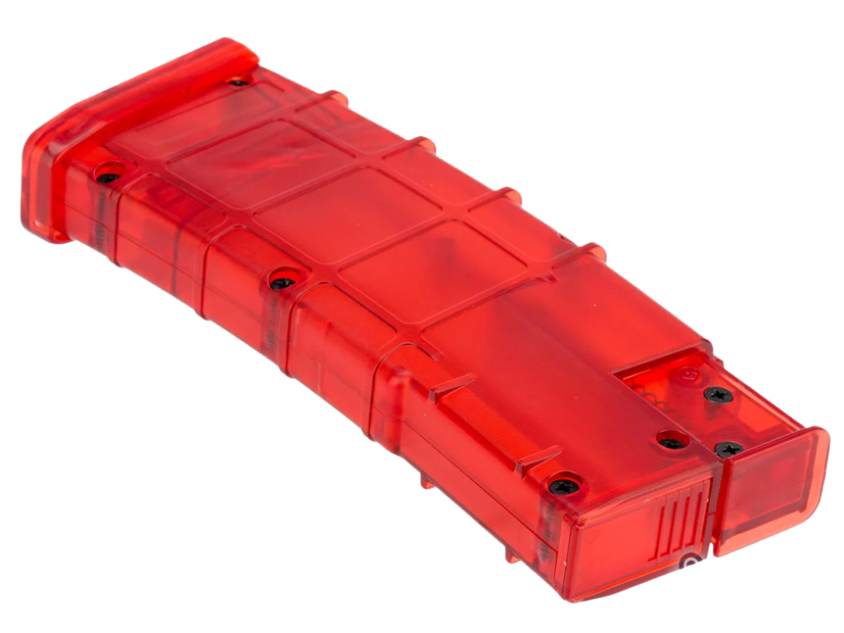 6mmProShop Barrett Licensed Special Edition 500 Round Rifle Mag Size Airsoft Universal BB Speed Loader (Color: Barrett Special Edition Red)