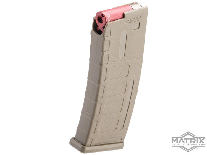 Matrix AR15 Magazine Shaped Shotgun Shell Quick Holder - Tan