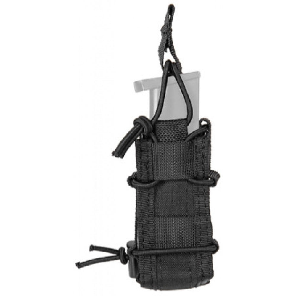 Lancer Tactical Single Pistol Magazine Pouch - BLACK