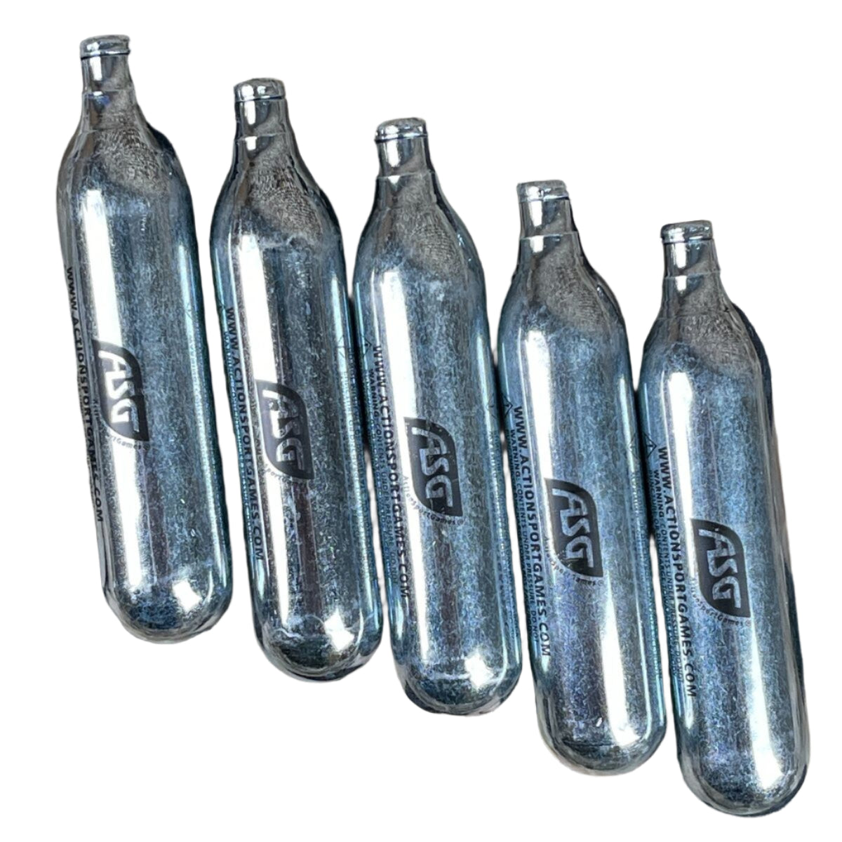 ASG 12-gram CO2 Cartridges 5-PACK (FedEx Ground Only)
