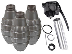 Thunder B Airsoft Co2 Simulation Grenade (Package: 3 Shell Set / Distraction Grenade)
