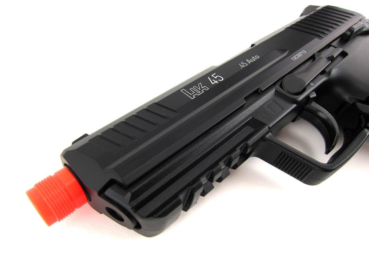 9617 PISTOLET AIRSOFT HECKLER & KOCH HK45 CO2 2 JOULES DOUBLE ACTION 6MM  NEUF - Pistolets (10397572)