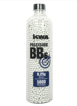 0.25g KWA Precision 5000 BBs Bottle - White