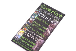 ClearOps Ultra Anti-Fog Kit, Liquid and Micro-Fiber Cloth