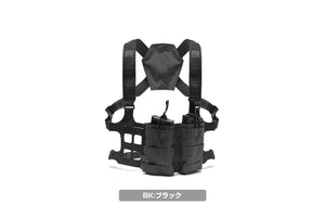 LayLax BATTLE STYLE Light Weight Chest Rig - Black