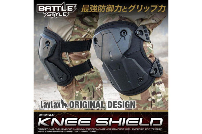 LayLax Tactical Knee Pads BattleStyle - Black