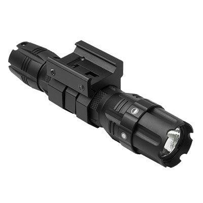 NcSTAR 500 Lumen Flashlight with Rail Mount