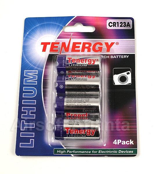 Tenergy CR123A Lithium Batteries (4-Pack) – Airsoft Atlanta