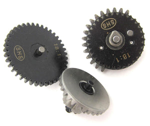 Rocket Airsoft Steel AEG Gear Set - Standard (18:1 gear ratio - 2013 Edition)