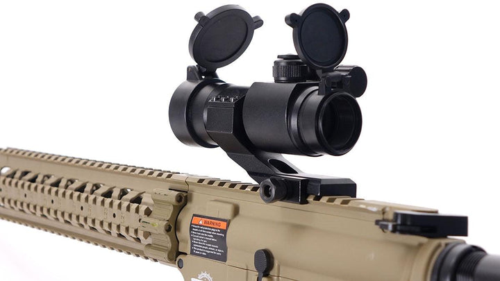 G&G Combat Machine CM16 R8-L AEG - Desert Tan (Scope and Gun)
