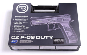 ASG CZ P-09 Green Gas Gun Black