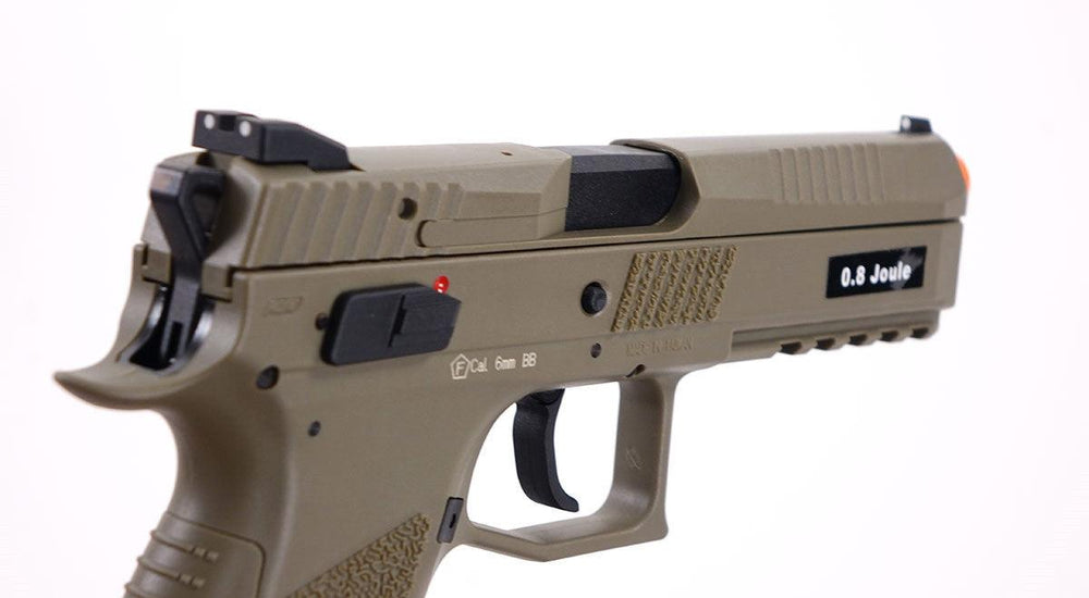 ASG CZ P-09 Duty Green Gas Gun (Tan) – Airsoft Atlanta