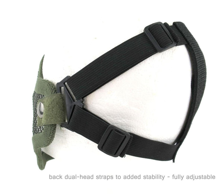 Bravo Mesh Half-Face Mask V1 - Skull