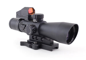 NcSTAR USS Mark III Tactical Mil-Dot 3-9X42/Scope Adaptor Mount/Red Dot Combo