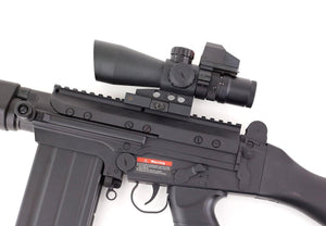 NcSTAR USS Mark III Tactical Mil-Dot 3-9X42/Scope Adaptor Mount/Red Dot Combo